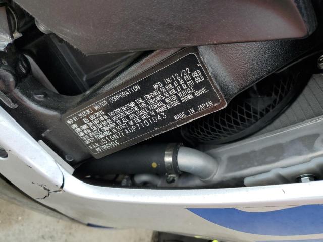 2023 SUZUKI GSX-R600 JS1GN7FA0P7101043