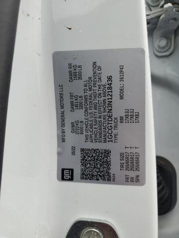 2022 CHEVROLET COLORADO Z - 1GCGTDEN3N1218436