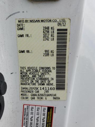 2013 NISSAN ALTIMA S - 1N4AL2EP2DC141160