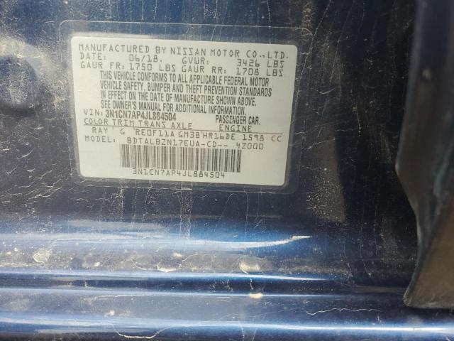 2018 NISSAN VERSA S - 3N1CN7AP4JL884504