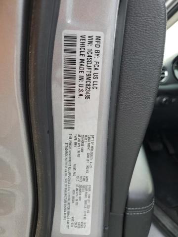 2021 DODGE DURANGO PU 1C4SDJFT9MC823485