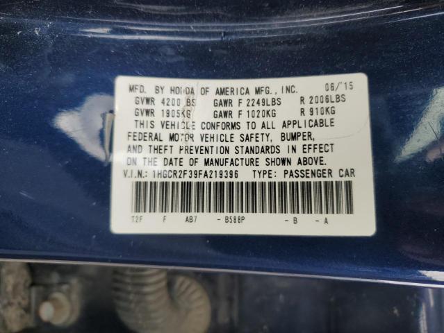 2015 HONDA ACCORD LX - 1HGCR2F39FA219396