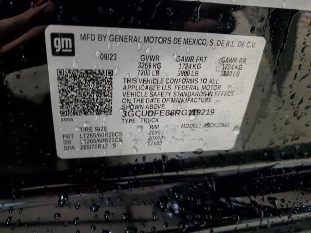 2024 CHEVROLET SILVERADO - 3GCUDFE88RG119219
