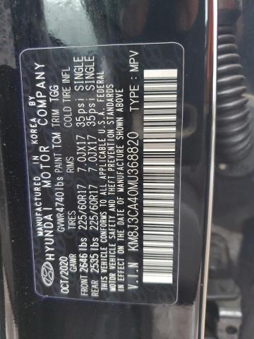 2021 HYUNDAI TUCSON LIM - KM8J3CA40MU368820