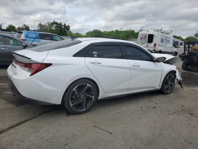 Vin: kmhlr4af4pu433901, lot: 58229395, hyundai elantra n line 20233