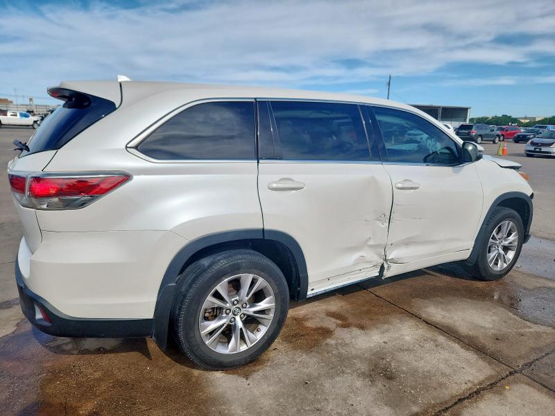Vin: 5tdzkrfh7gs180538, lot: 57595505, toyota highlander le 20163