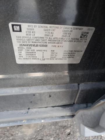 2018 CHEVROLET EQUINOX PR - 2GNAXVEV6J6103568