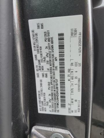 2019 FORD ESCAPE SEL - 1FMCU9HD2KUB19737