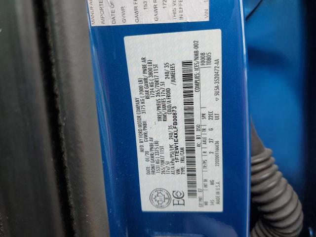 2020 FORD F150 SUPER - 1FTEW1E4XLFB00873