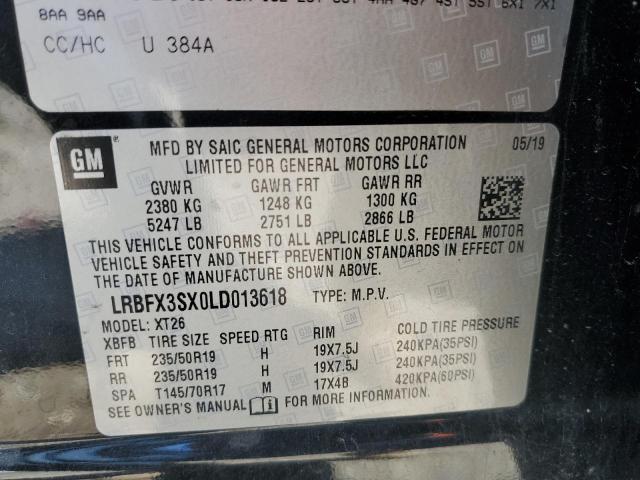 2020 BUICK ENVISION P LRBFX3SX0LD013618