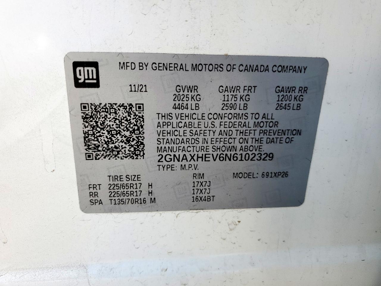 CHEVROLET EQUINOX LS