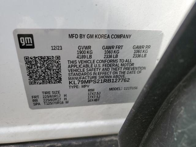 2024 CHEVROLET TRAILBLAZE - KL79MPS21RB127762