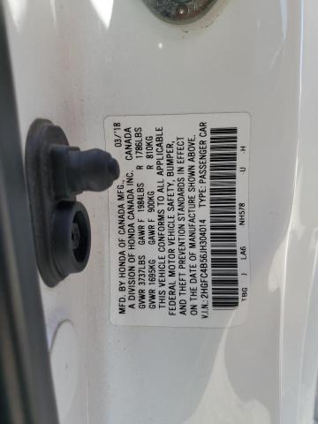 2018 HONDA CIVIC LX - 2HGFC4B56JH304014