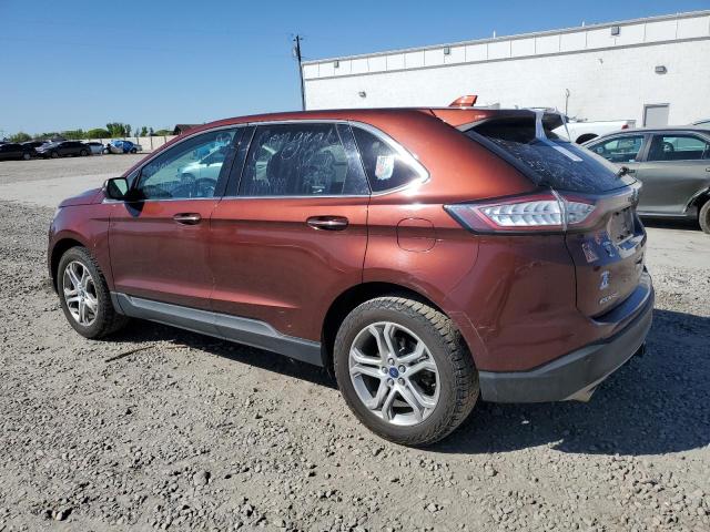 Vin: 2fmtk4k90fbc42106, lot: 55633095, ford edge titanium 20152