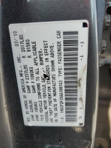 2010 HONDA ACCORD LX - 1HGCP2F33AA188743