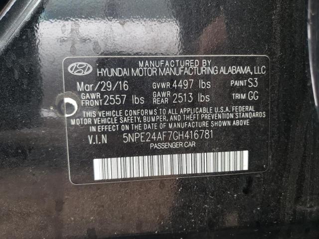 2016 HYUNDAI SONATA SE - 5NPE24AF7GH416781