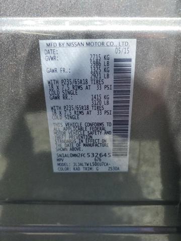 2015 INFINITI QX60 - 5N1AL0MN2FC532645