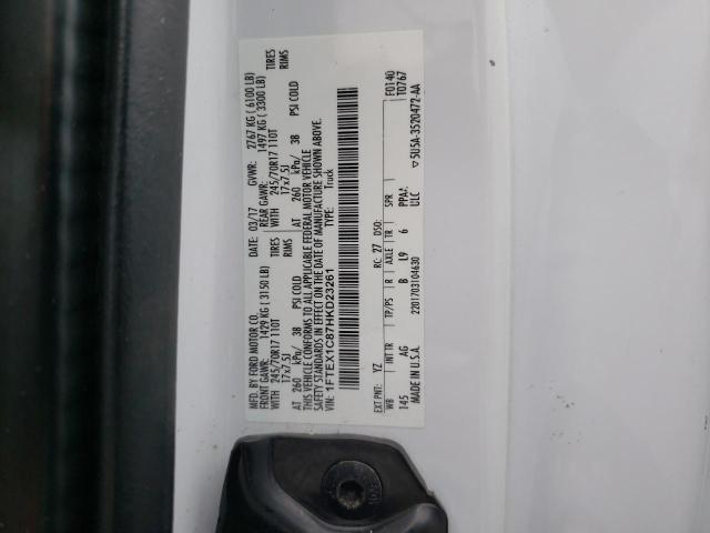 2017 FORD F150 SUPER - 1FTEX1C87HKD23261