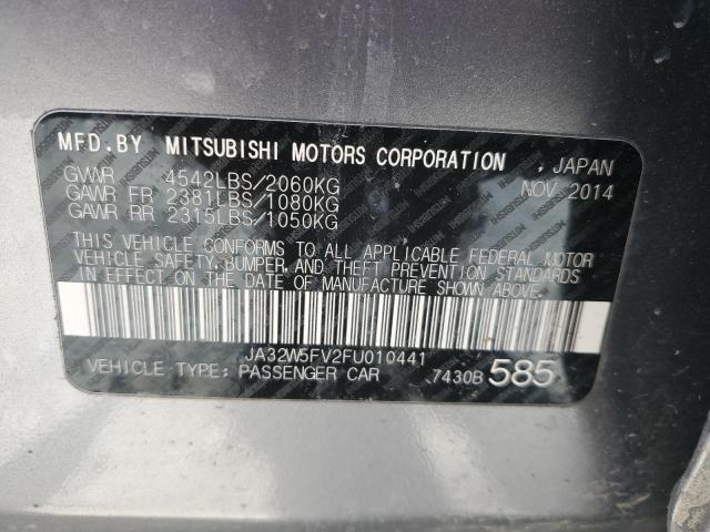 2015 MITSUBISHI LANCER EVO JA32W5FV2FU010441