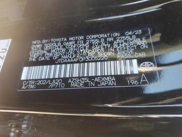 2023 TOYOTA CROWN XLE JTDAAAAF0P3005220