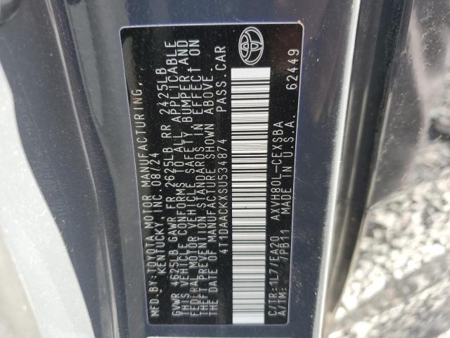 2025 TOYOTA CAMRY XSE 4T1DAACKXSU534874
