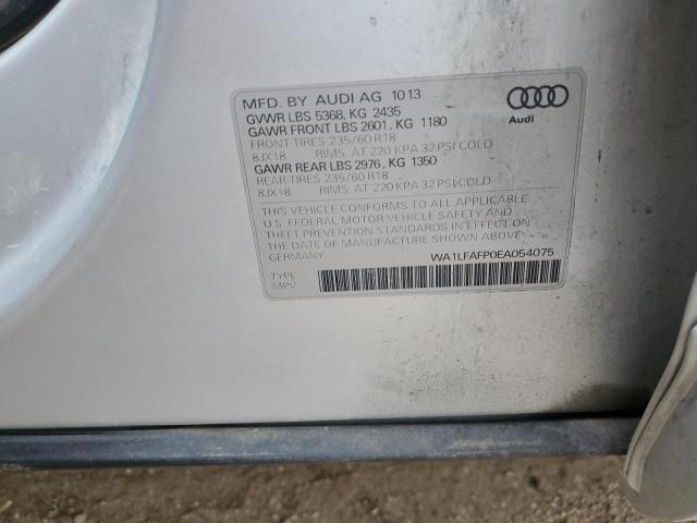wa1lfafp0ea054075 - 2014 Audi q5 premium plus - #58017105
