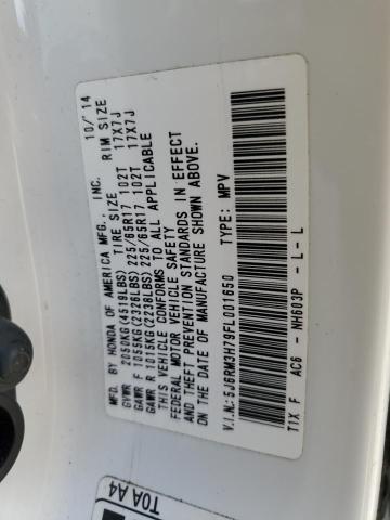 2015 HONDA CR-V EXL - 5J6RM3H79FL001650