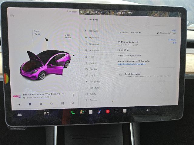 2018 TESLA MODEL 3 5YJ3E1EA2JF042100