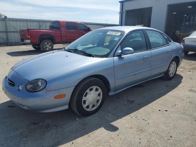 FORD TAURUS LX 1998 blue sedan 4d gas 1FAFP52U2WG169669 photo #1