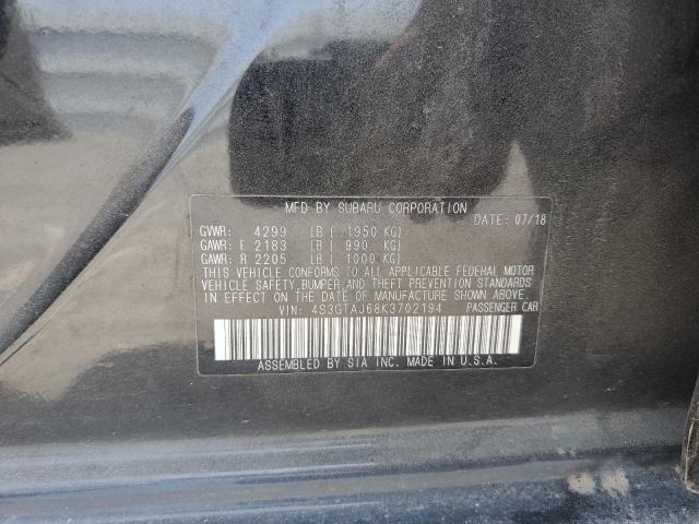 2019 SUBARU IMPREZA SP 4S3GTAJ68K3702194