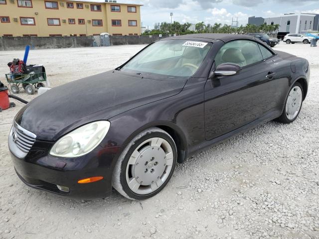 LEXUS SC 430 2002 black  gas JTHFN48Y720002987 photo #1