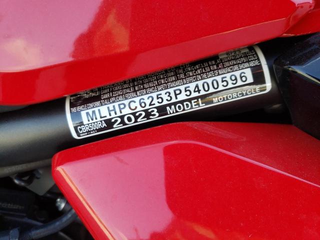 2023 HONDA CBR500 RA MLHPC6253P5400596