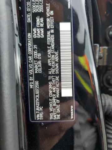 2020 VOLVO S60 T6 MOM 7JRA22TK3LG072590