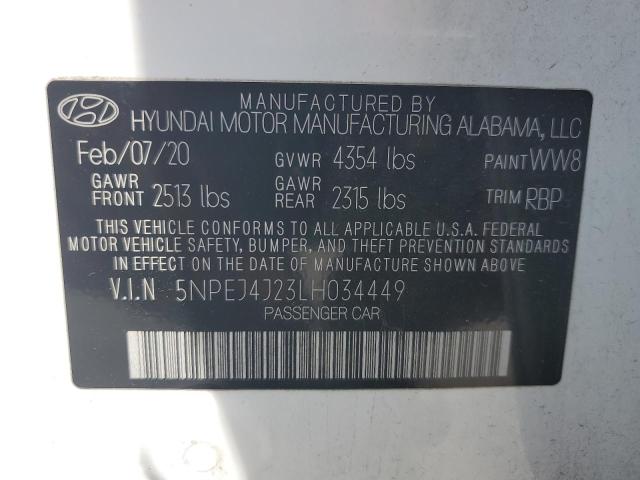 2020 HYUNDAI SONATA SEL - 5NPEJ4J23LH034449