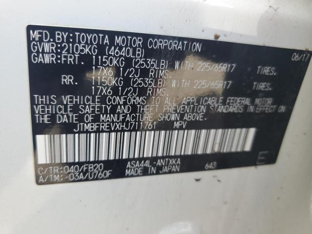 2017 TOYOTA RAV4 LE - JTMBFREVXHJ711761