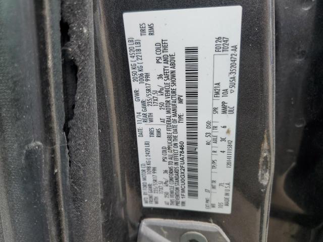 2015 FORD ESCAPE SE - 1FMCU0GX2FUA78460