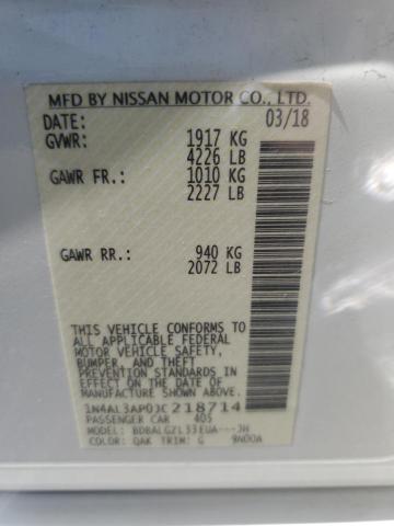 2018 NISSAN ALTIMA 2.5 - 1N4AL3AP0JC218714
