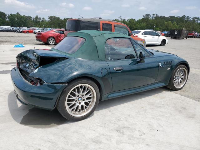 BMW Z3 2.8 1999 green  gas 4USCH3334XLF41118 photo #4