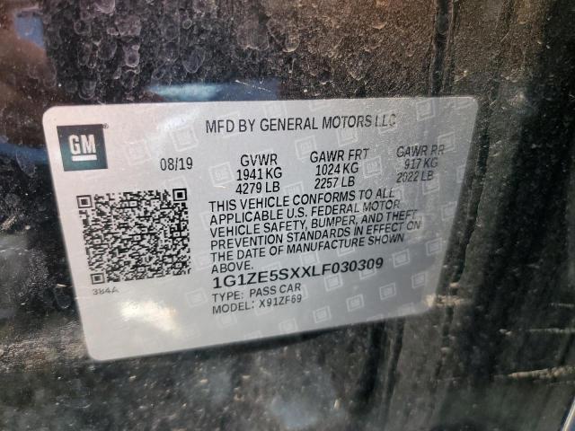 2020 CHEVROLET MALIBU PRE 1G1ZE5SXXLF030309