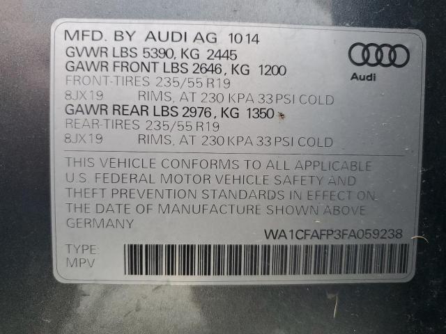 2015 AUDI Q5 PREMIUM - WA1CFAFP3FA059238