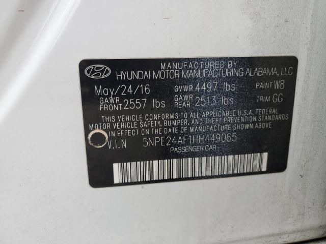 5npe24af1hh449065 - 2017 Hyundai Sonata Se - #58490205