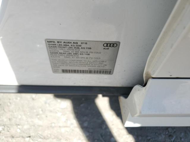 2016 AUDI Q3 PRESTIG WA1GFCFS5GR004116