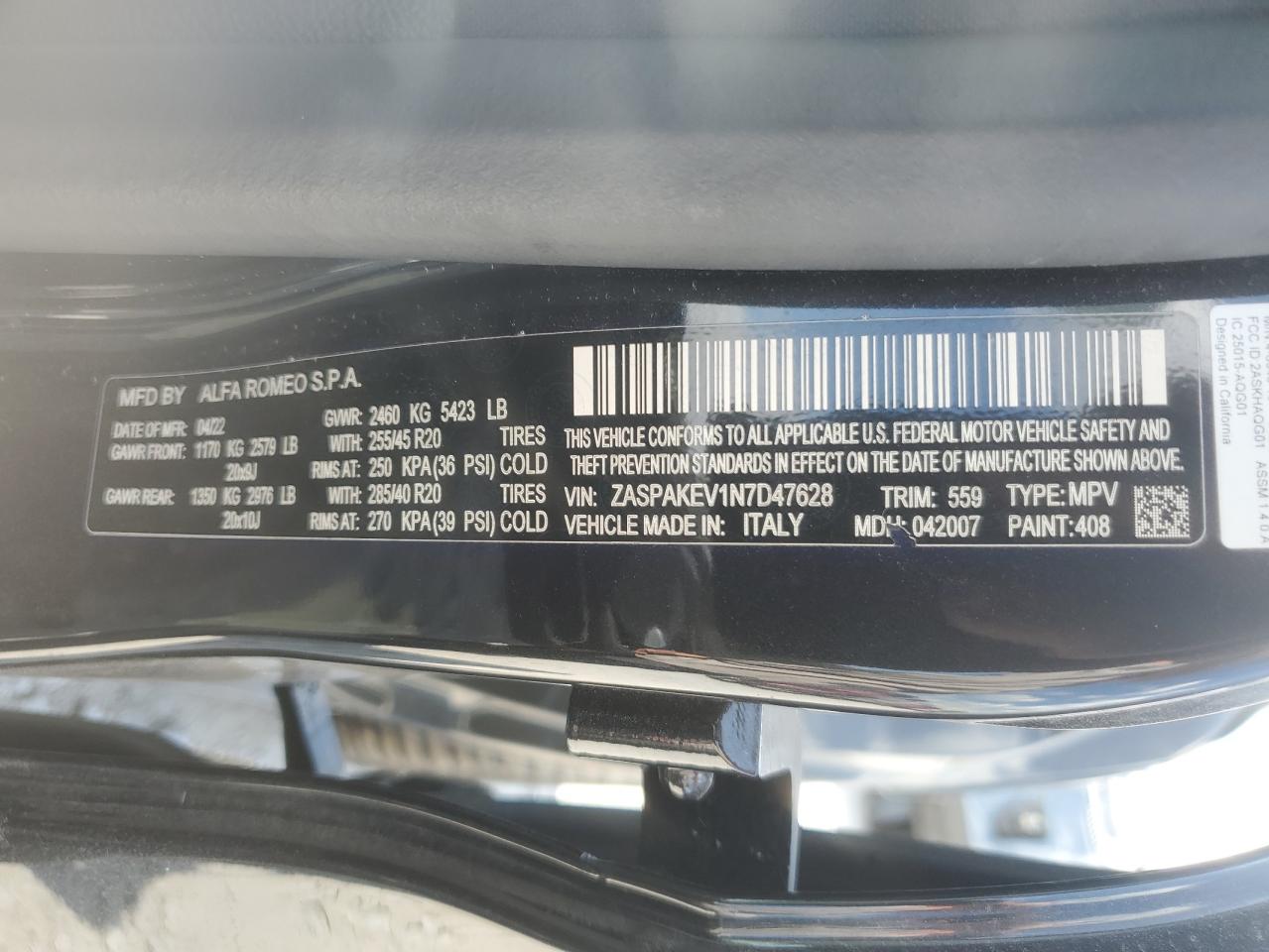 ALFA ROMEO STELVIO QUADRIFOGLIO