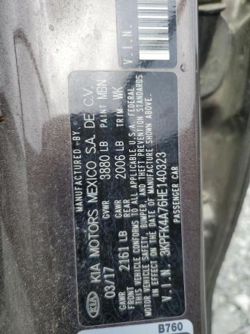 2017 KIA FORTE LX - 3KPFK4A76HE140323