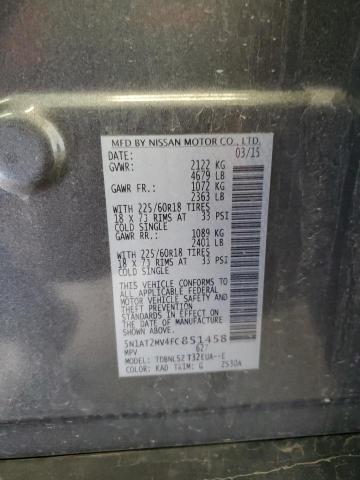 2015 NISSAN ROGUE S 5N1AT2MV4FC851458