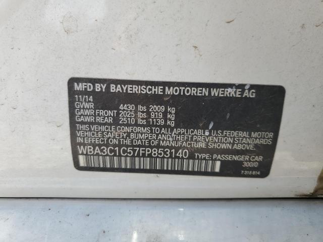 2015 BMW 328 I SULE WBA3C1C57FP853140