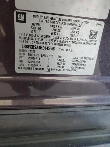 2017 BUICK ENVISION E - LRBFXBSA4HD145665