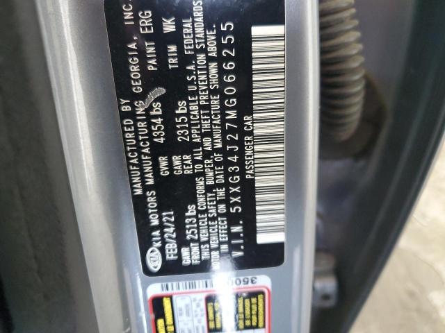 2021 KIA K5 EX - 5XXG34J27MG066255