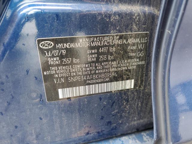 2019 HYUNDAI SONATA LIM - 5NPE34AF8KH809596