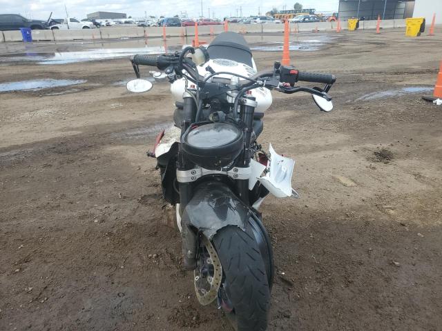 TRIUMPH MOTORCYCLE STREET TRI 2014 two tone racer gas SMTL03NE5ET650355 photo #3
